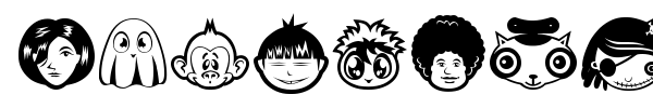 Random Face 1 font preview